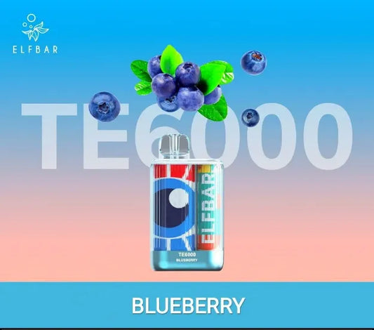 ELF BAR TE6000 – Blueberry (6000 Puffs) - Vape House