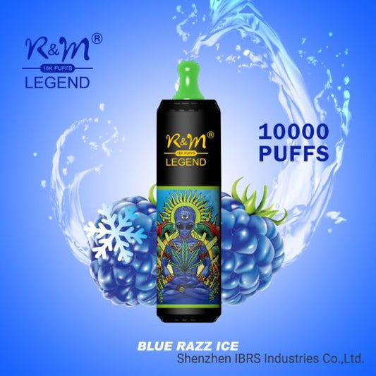 RANDM TORNADO Legend Blue Razz Ice 10000 Puffs