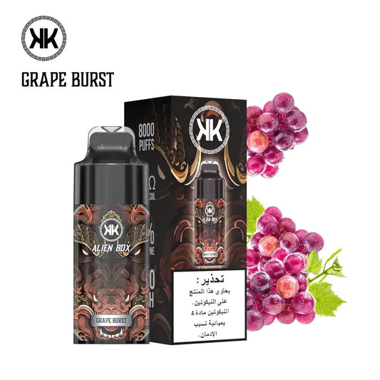KK Alien Box - Grape Burst (8000 Puffs) - Vape House