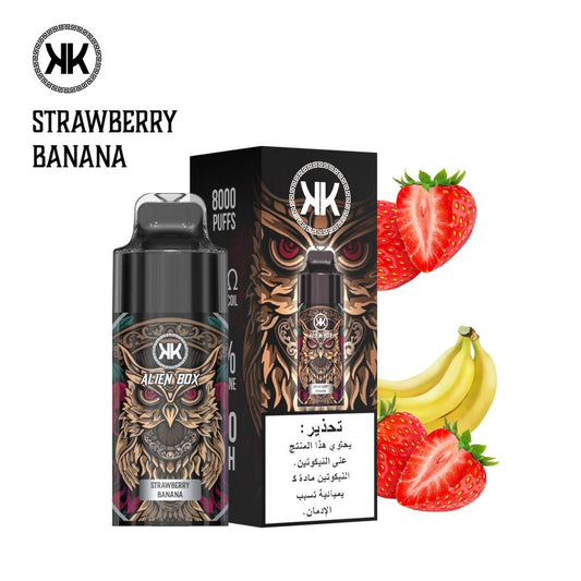 KK Alien Box - Strawberry Banana (8000 Puffs) - Vape House