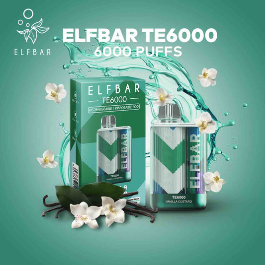 ELF BAR TE6000 – Vanilla Custard (6000 Puffs) - Vape House