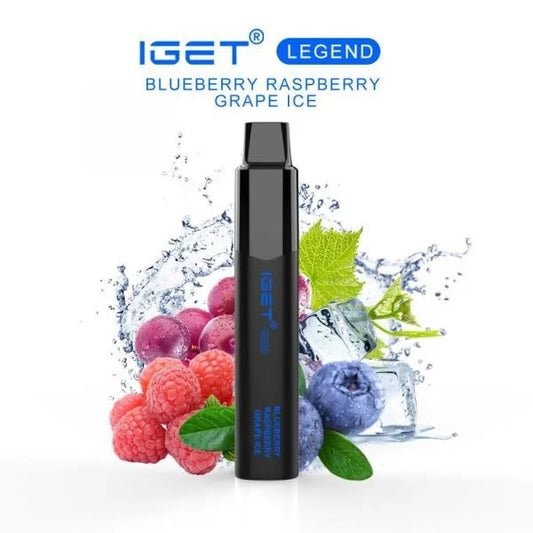 IGET Legend - Blueberry Raspberry Grape Ice (4000 Puffs)