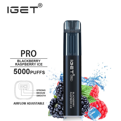 IGET Pro Blackberry Raspberry Ice (5000-Puffs)