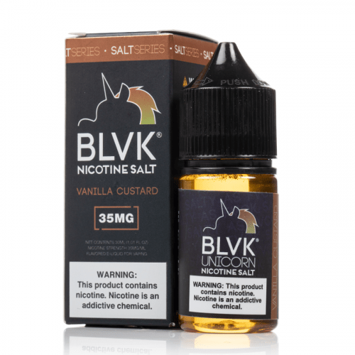 BLVK Unicorn Nicotine Salt - Vanilla Custard - Vape House