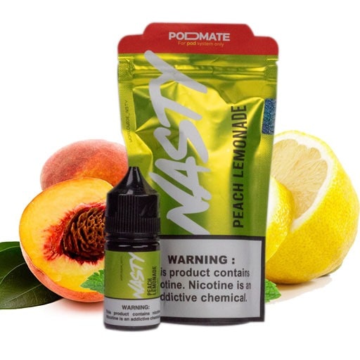 Nasty PodMate Nic Salt - Peach Lemonade - Vape House